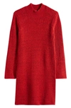 Nordstrom Kids' Sweater Dress In Red Barbados Heather