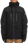 Quiksilver Fairbanks Technical Snow Jacket In True Black