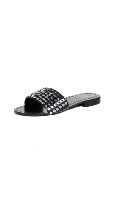 Kendall + Kylie Kesley Slide Sandals In Black