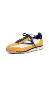 Tretorn Women's Rawlins Leather & Suede Lace Up Sneakers In Lemon/ice/night