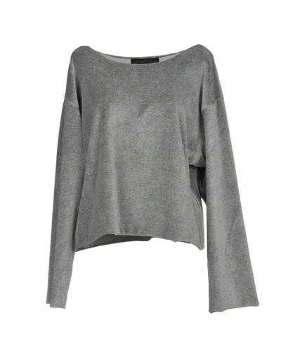 Kendall + Kylie Sweatshirts In Grey