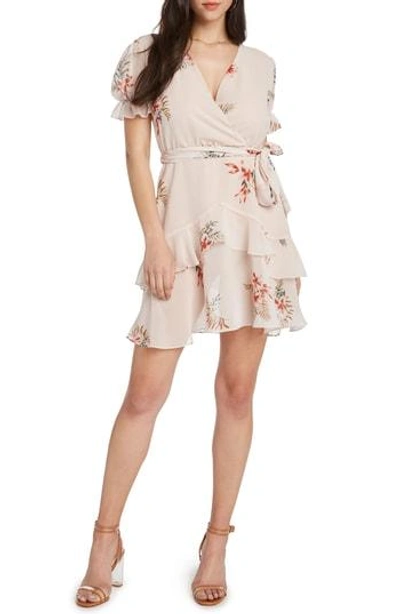 Willow & Clay Layered Ruffle Minidress In Ballet