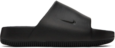 Nike Calm Slide Sandal In Black/black