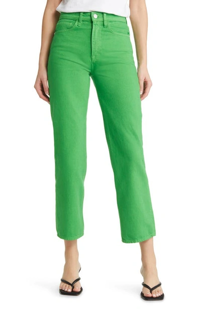 Frame Le Jane Crop Flare Leg Jeans In Peridot