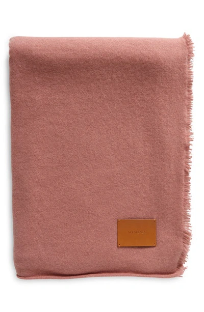 Vince Cashmere Jersey Set In Mauve Rose