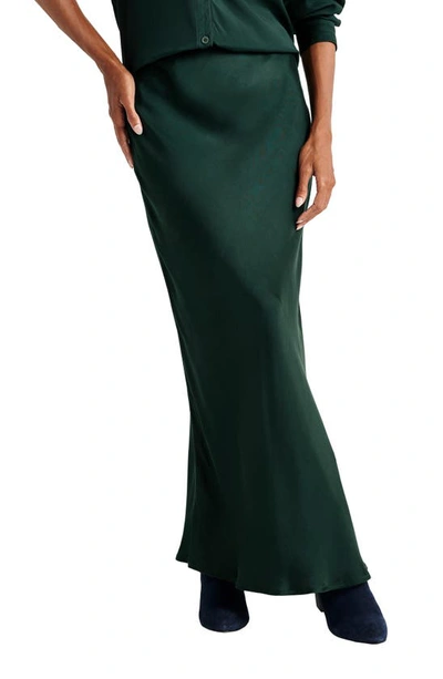 Splendid Orla Satin Skirt In Green