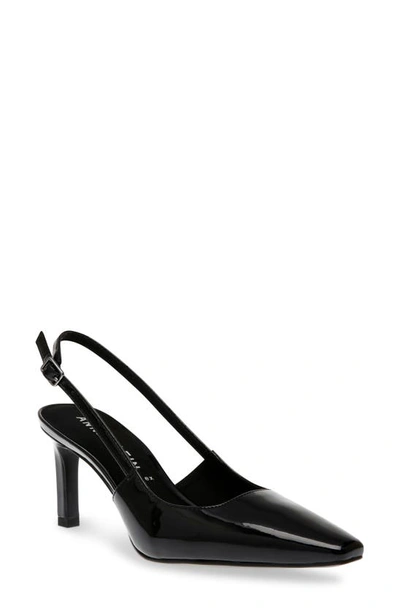 Anne Klein Rosel Slingback Pump In Black Patent