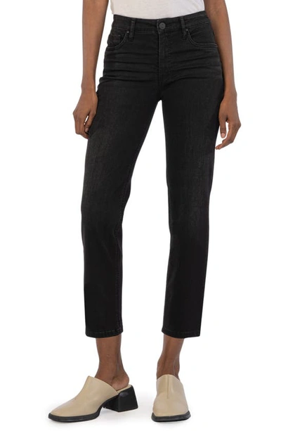 Kut From The Kloth Rachael Fab Ab High Waist Crop Mom Jeans In Uplifting