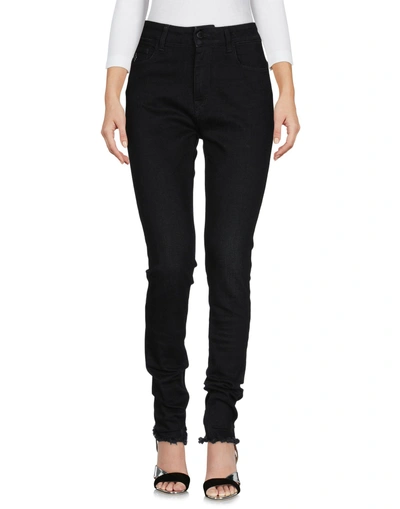 Marcelo Burlon County Of Milan Denim Pants In Black