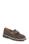 Comfortiva Linz Lug Sole Loafer In Lince Dark Brown