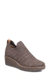 Comfortiva Fields Wedge Bootie In Heathered Dark Brown