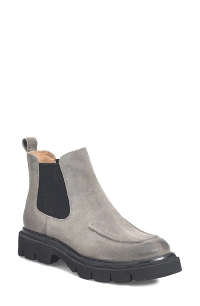 Söfft Samira Platform Chelsea Boot In Taupe Suede