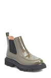 Söfft Samira Platform Chelsea Boot In Taupe Patent