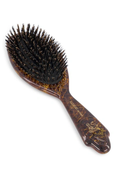 Alexandre De Paris L'élégante Smoothing Hairbrush In Chocolate