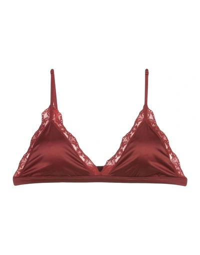 Anine Bing Bra In Maroon