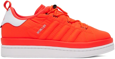 Moncler Genius Moncler X Adidas Originals Orange Campus Tg 42 Sneakers In 420 Orange