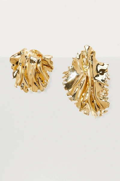 Annelise Michelson Algae Clip-on Earrings In Gold