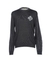 Versace Jeans Sweaters In Steel Grey
