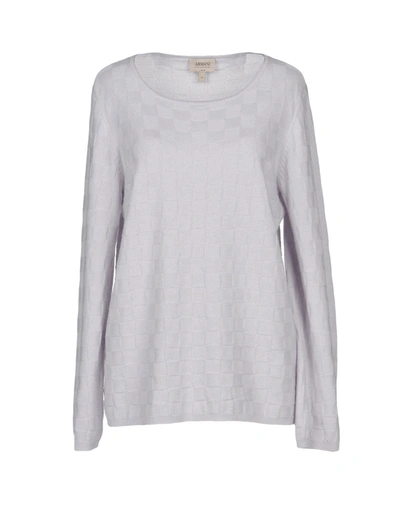 Armani Collezioni Sweaters In Light Grey