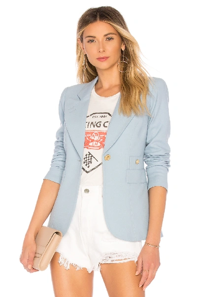 Smythe Classic Duchess Blazer In Blue