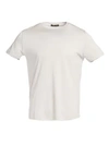 Loro Piana Silk-blend Tee In Silver