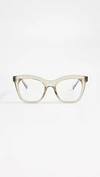 The Book Club Blue Light Harlot's Bed Reading Glasses In Clear