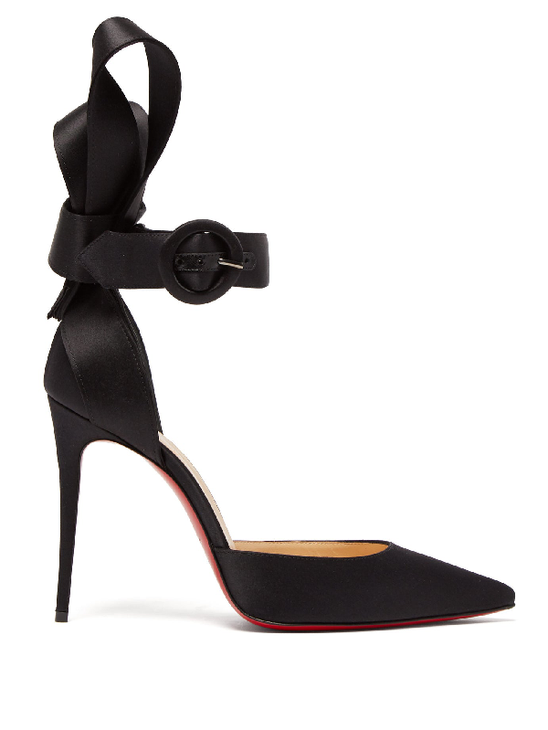 raissa bow ankle strap pump