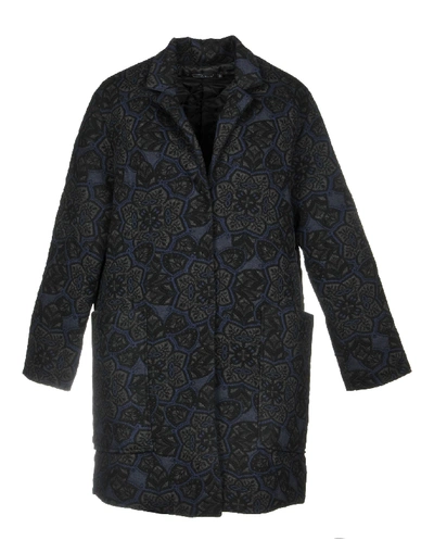 Pierre Mantoux Coats In Dark Blue