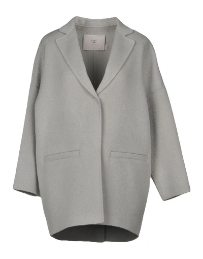 Charli Coat In Light Grey