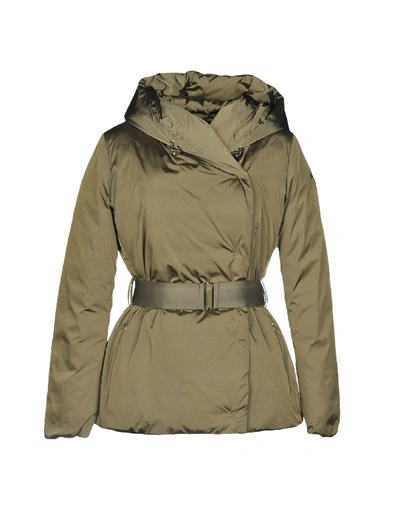 Add Down Jacket In Military Green