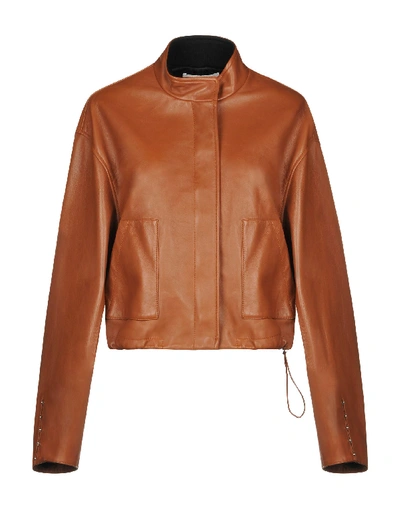 3.1 Phillip Lim / フィリップ リム Leather Jacket In Brown