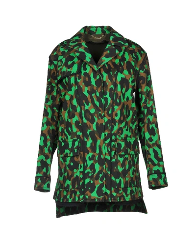 Versace Full-length Jacket In Green