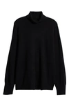 Nordstrom Cashmere Turtleneck Sweater In Black