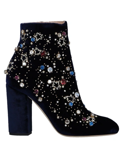 Gedebe Ankle Boot In Dark Blue