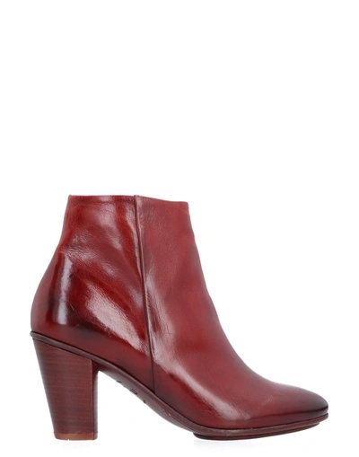 Ndc Ankle Boot In Brick Red