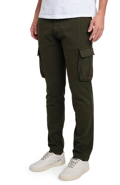 North Sails Stretch Cotton Cargo Pants In Green