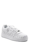 Zoo York Trip Faux Leather Basketball Sneaker In White