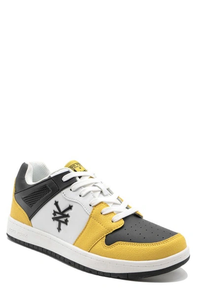 Zoo York Casper Faux Leather Skate Sneaker In Yellow