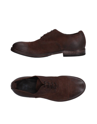 Moma Laced Shoes In Dark Brown