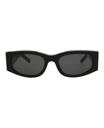 Philipp Plein Square-frame Acetate Sunglasses In Grey