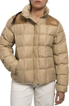 The North Face Lhotse Reversible Water Repellent Thermoball™ Jacket In Khaki Stone