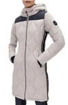 Alp N Rock Chamonix Water-repellent Quilted Coat In Stone