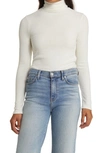 Faherty Legend&trade; Ribbed Turtleneck T-shirt In Egret