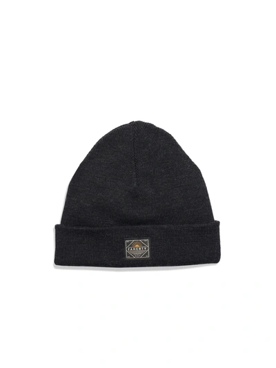 Faherty Workwear Beanie In Charcoal Heather
