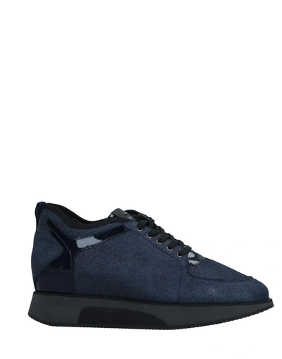 Alberto Guardiani Sneakers In Slate Blue
