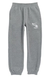 3 Brand Kids' Fleece Joggers In Carbon Heather