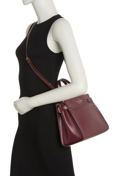 Kate Spade Staci Medium Leather Satchel In Lychee