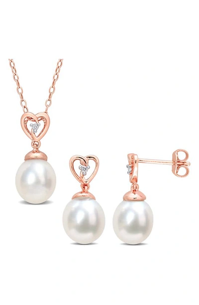 Delmar South Sea Cultured Freshwater Pearl Pendant Necklace In White