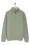 Rodd & Gunn Glen Eden Quarter-zip Pullover Sweatshirt In Sage