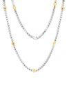 Effy Sterling Silver & 14k Gold Two-tone Chain Necklace In Silver/ Gold